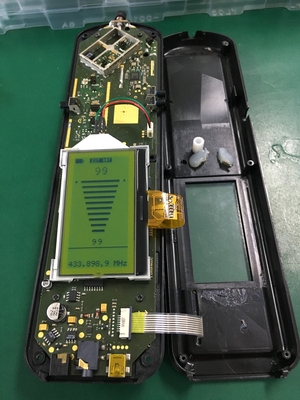 160*80 STN LCD Module Yellow Green With IC 1698U Monochrom Low Power Consumption