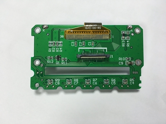 122*32 STN Graphic Yellow Green Customized LCD Module With ST7567 IC 3.3V