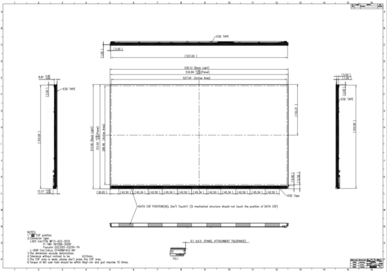 23.8 Inch Innolux TFT LCD Module R238hca-L3b 1920*1080 Full HD 16.7m Display