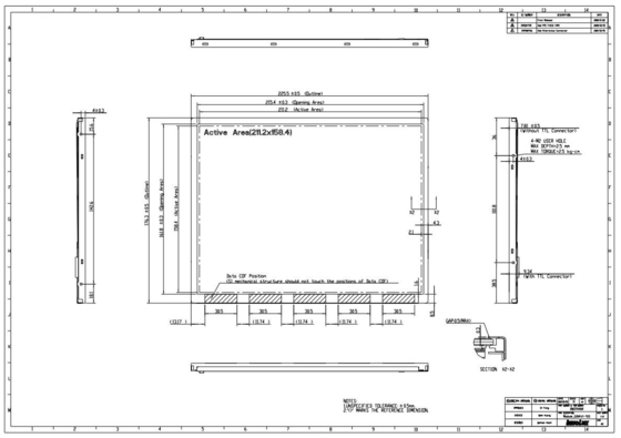 G104V1-T03 Innolux TFT LCD Module 10.4 inch 640*480 RGB VGA 1500:1