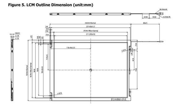 BOE BA104S01-100 10.4 Inch LCD Panel RGB 4:3 Cost-Effective Customized