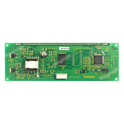 VFD LCD Module Anode Monochrome Green Wide Temperature High Luminance Display Oven