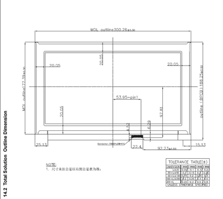 13.3'' TFT LCD Module Innolux 1920*1080 RGB High Contrast Notebook Display Wide View Monitor