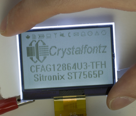 2.4'' 128*64 Graphic LCD Module Low Power CFAG12864U3-TFH ST7565P With Backlight Industrial Display