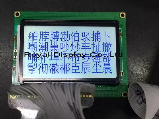 128*64 Graphic LCD Module With Backlight With AT0107/AT0108 Driver 20 Pin Industrial Display