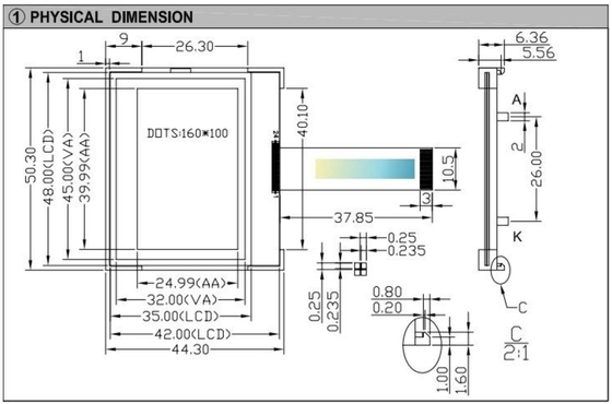 160x100 Graphic LCD Module The Perfect Display Solution For Industrial Control Systems