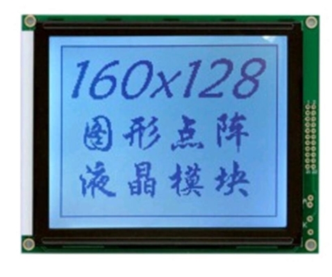 160*128 graphic LCD Module 6H 12H with backlight T6963C STN monochrome industrial display