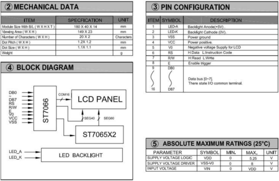 20*2 2002 Character LCD Module Big Size Wide Temperature Industrial Display