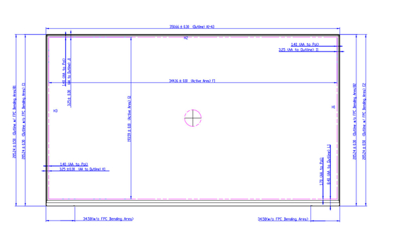 15.6'' B156HAN02.5 1920*1080 RGB TFT LCD Module Cost-effecitve Industrial LCD Module