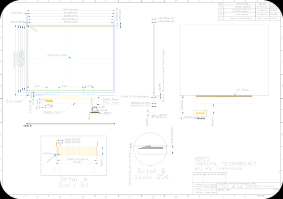 10.3'' E Paper display 1404*1872 reflective landscape mode EPD