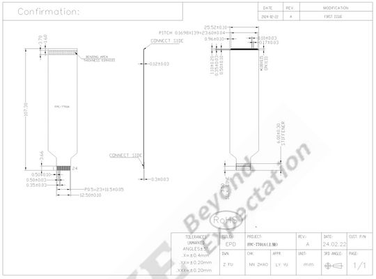 13.3'' 4 color 960*680 E-paper display 1500 nit module