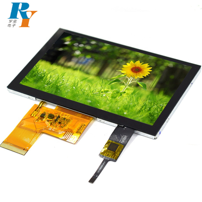 800×480 Dots Tft Lcd Display Transmissive 5.0in Touch Panel Lcd Monitor