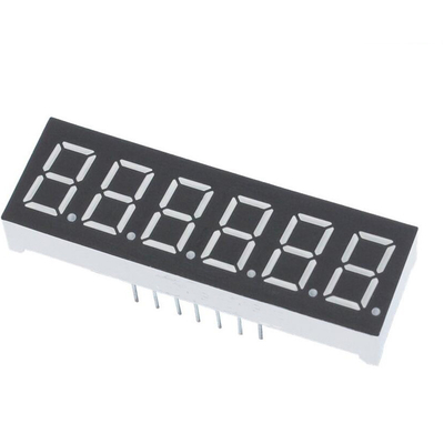 130mcd LED Segment Display Common Cathode Anode Red Emitting 0.3" ROHS