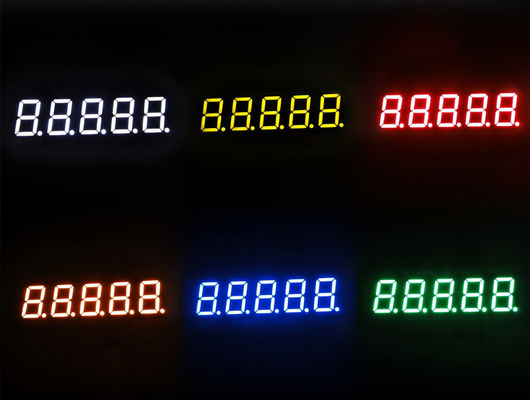 180mcd Seven Segment LED Display Common Anode 5 Digit LED Display 0.56 Inch