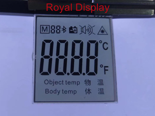 Custom Lcd Display Panel With Led Backlighting For Forehead Thermometer