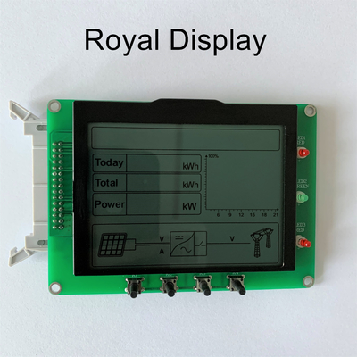 128X16dots Icon FSTN Transflective Positive 1/65duty 1/9bias Graphic LCD Display