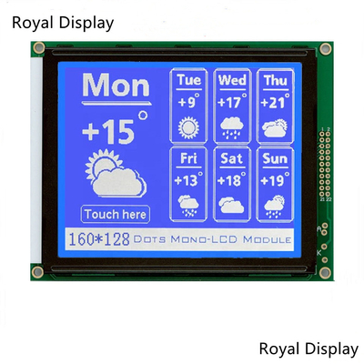 4.7inch 160X128 129*102mm Graphic Matrix LCD Module with Backlight