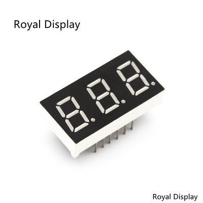 100mcd 7 Segment LED Display 3 Digit Numeric LED Display PCAP Touch