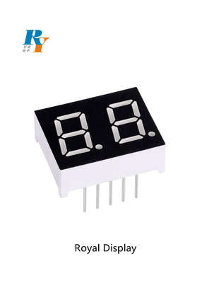 20mm Pixel LED Segment Display CC Polarity 2 Digit 0.4 Inch Indoor