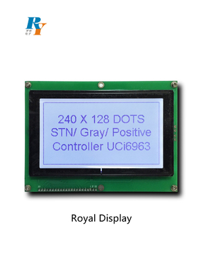 STN Gray COB LCD Display 240X128 Dots Graphic Positive Monochrome 5.25V