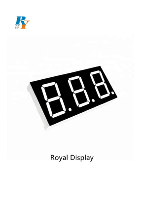 3.6v 130mcd 7 Segment LED Display Long Pin Common Anode CC Polarity