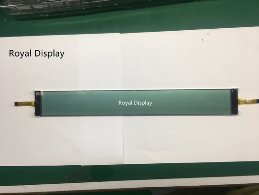 372×32 Dots COG LCD Display 11.5V FSTN FPC Transflective Positive Graphic