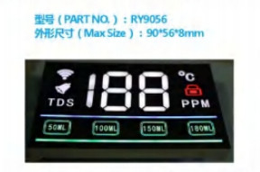 100000hrs Segment LED Display Module CC Polarity  For Air Conditioner