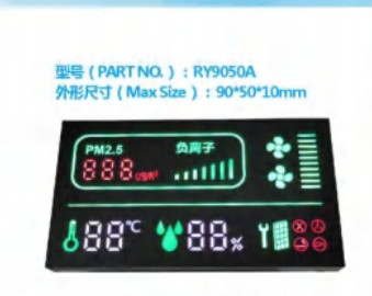 100000hrs Segment LED Display Module CC Polarity  For Air Conditioner