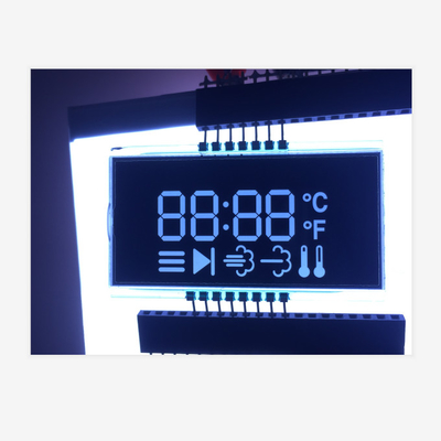 Custom Cog Character Positive Transflective LCD Display With LED Backlight