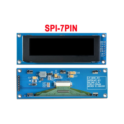 SSD1322 Controller 256x64 Graphic Oled Display Module With Opetional Light