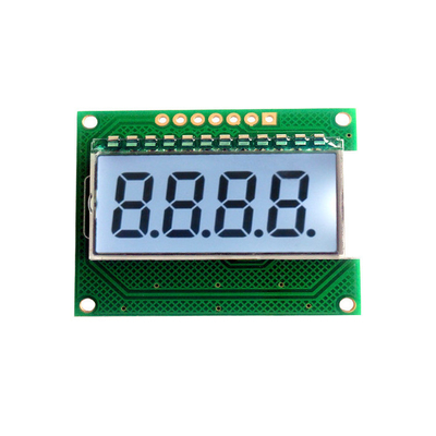 TN Black VA Digit 7 Segment LCD Monochrome For Water Meter / Energy Meter