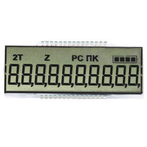 Custom Size Monochrome Seven Segment LCD Display COG LCD Display TN Positive LCD