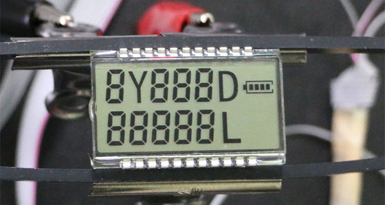 Monochrome 7 Segment LCD Display TN HTN STN FSTN For Water Meter