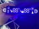 Customize 4 Digit 7 Segment LED Display Blue Color Common Anode For Smart Toilet