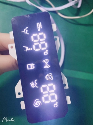 Customize 4 Digit 7 Segment LED Display Blue Color Common Anode For Smart Toilet