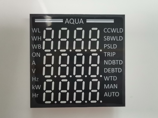 LED Custom 7 Segment Display Outdoors Indoors With Optional Light